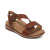 Women's Tamara Asymmetrical Quarter Strap Sandal - Walnut