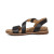 Women's Tamara Asymmetrical Quarter Strap Sandal - Black