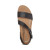 Women's Tamara Asymmetrical Quarter Strap Sandal - Black