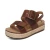 Women's Vania Arch Support Platform Sandal - Walnut
