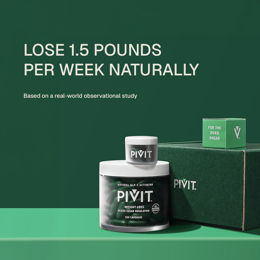 Pivit helps people lose 1.5 pounds per week in real world studies