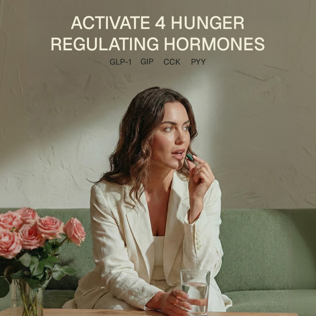 Pivit activates 4 hormones that are responsible for satiety and hunger regulation