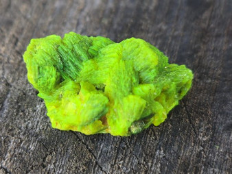 3.7 Gram Lamellar Autunite Crystal formation under outdoor light