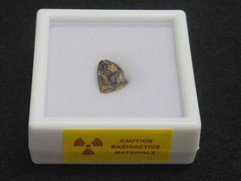 showing how item is stored in a display case labeled