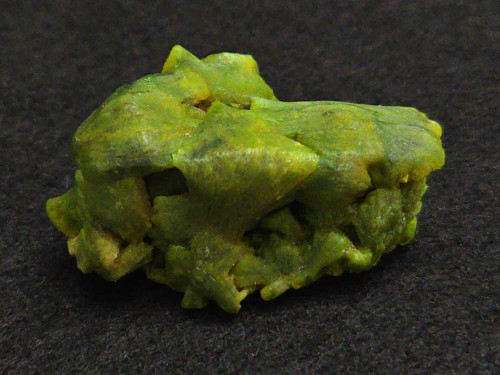 15 gram Lamellar Autunite Crystal under indoor light