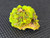 7 Gram Autunite Crystal Formation on Matrix under outdoor light