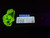 15 Gram fluorescent-green autunite crystal formation measured with the Radiacode 102