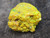 15 Gram yellow-green autunite crystal formation under outdoor light