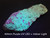 This Schröckingerite & Andersonite on sandstone Under 405nm UV LED light