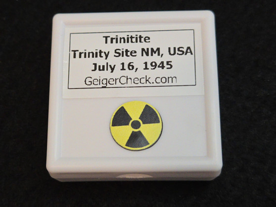 Trinitite (Atomic Bomb Glass),  Trinity Site, New Mexico, July 16, 1945 - 1.4 Grams