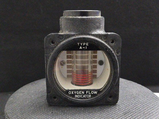 Type A-1 Oxygen Flow Indicator under indoor light front view