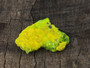 8 gram autunite crystal formation under outdoor light