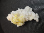 Boltwoodite on Botryoidal Gypsum Matrix under indoor light