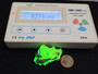 15 Gram Autunite Crystal Formation under indoor light being measured by the GQ-GMC 300e+