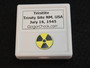 Trinitite (Atomic Bomb Glass),  Trinity Site, New Mexico, July 16, 1945 - 1.1 Grams