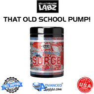 New Breakthrough Surge, pump, booster, NO2, old-school, old school, muscle, pre workout, pre-workout, non-stim, non stim, vasodialator, vaso, label