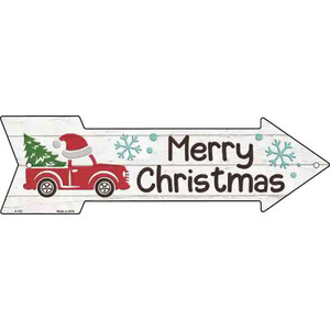 Merry Christmas Truck Hat Wholesale Novelty Metal Arrow Sign