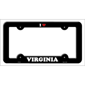 Love Virginia Wholesale Novelty Metal License Plate Frame