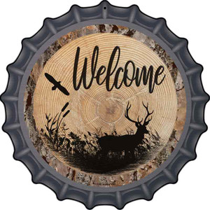 Welcome Elk Wholesale Novelty Metal Bottle Cap Sign