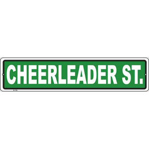 Cheerleader St. Wholesale Novelty Metal Street Sign