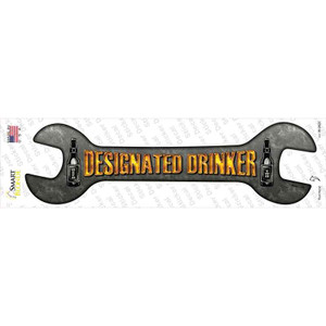 Designated Drinker Wholesale Novelty Wrench Sticker Decal