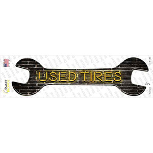 Used Tires Wholesale Novelty Wrench Sticker Decal