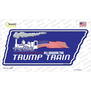Trump Train Wholesale Novelty Tennessee Shape Sticker Decal