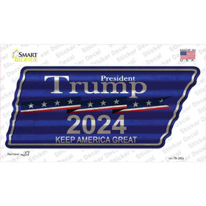 Trump 2024 Wholesale Novelty Corrugated Tennessee Shape Sticker Decal