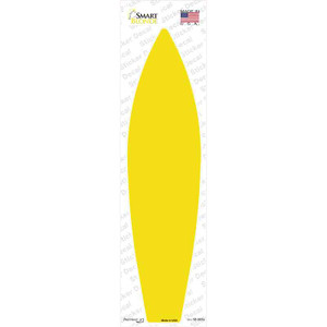 Yellow Solid Wholesale Novelty Surfboard Sticker Decal