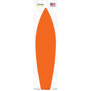 Orange Solid Wholesale Novelty Surfboard Sticker Decal