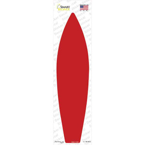 Red Solid Wholesale Novelty Surfboard Sticker Decal