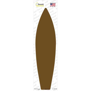 Brown Solid Wholesale Novelty Surfboard Sticker Decal