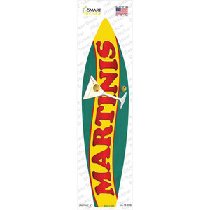 Martinis Wholesale Novelty Surfboard Sticker Decal