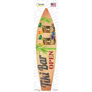 Tiki Bar Open Wholesale Novelty Surfboard Sticker Decal