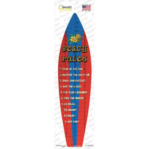 Beach Rules Wholesale Novelty Surfboard Sticker Decal