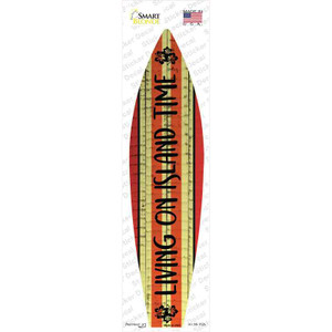 Living on Island Time Wholesale Novelty Surfboard Sticker Decal