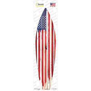 Painted American Flag Wholesale Novelty Surfboard Sticker Decal