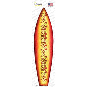 Red and Orange Tribal Wholesale Novelty Surfboard Sticker Decal