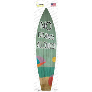 No Diving Allowed Wholesale Novelty Surfboard Sticker Decal