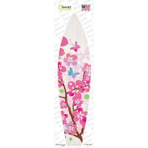 Pink Flowers Wholesale Novelty Surfboard Sticker Decal