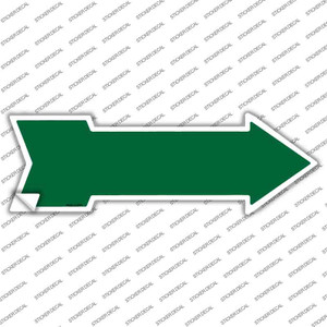 Green Wholesale Novelty Arrow Sticker Decal