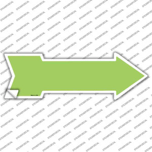 Lime Green Wholesale Novelty Arrow Sticker Decal