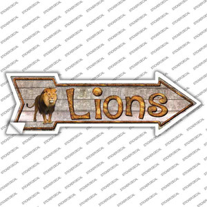 Lions Wholesale Novelty Arrow Sticker Decal
