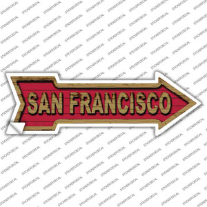 San Francisco Wholesale Novelty Arrow Sticker Decal