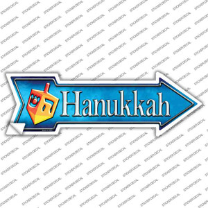 Hanukkah Wholesale Novelty Arrow Sticker Decal