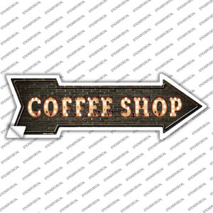Coffee Shop Bulb Letters Wholesale Novelty Arrow Sticker Decal