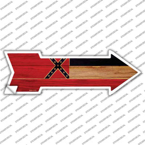 Mississippi State Flag Wholesale Novelty Arrow Sticker Decal