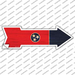 Tennessee State Flag Wholesale Novelty Arrow Sticker Decal