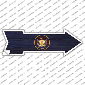 Utah State Flag Wholesale Novelty Arrow Sticker Decal