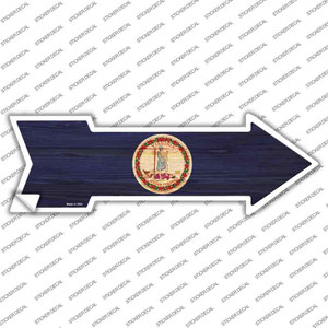 Virginia State Flag Wholesale Novelty Arrow Sticker Decal